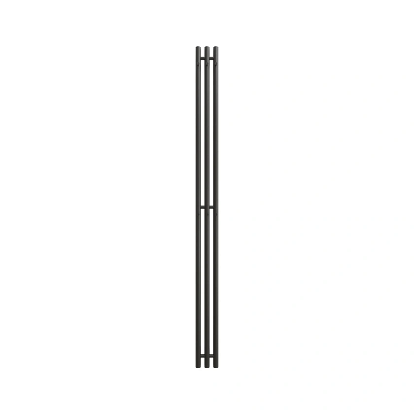 Полотенцесушитель водяной Grota Sian 130x1800 N RAL9005 Черный