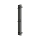 Полотенцесушитель водяной Grota Sian 130x900 N RAL9005 Черный - изображение 2
