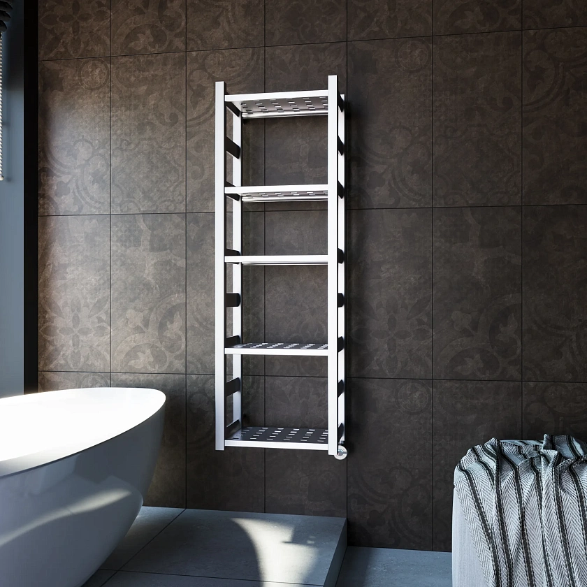 Полотенцесушитель электрический Grota Largo 400x1200 NM EL Хром матовый