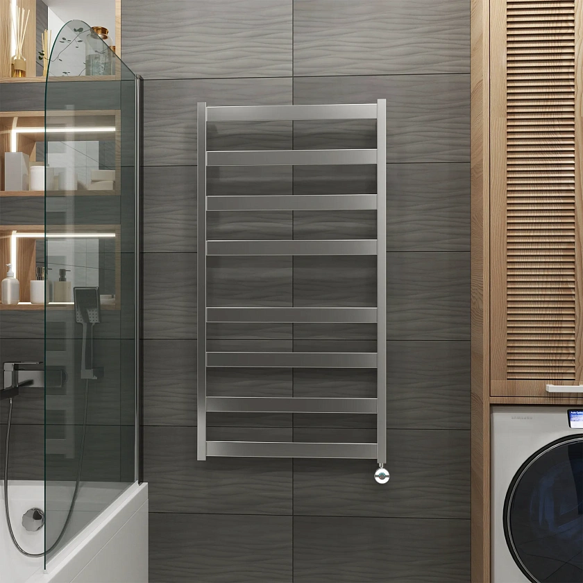 Полотенцесушитель электрический Grota Brezza 630x1200 NM EL Хром матовый
