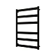 Полотенцесушитель электрический Grota Brezza 630x900 N RAL9005 EL Черный - изображение 2