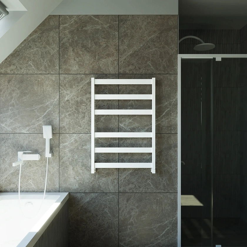 Полотенцесушитель водяной Grota Brezza 630x900 N RAL9016 Белый