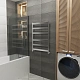 Полотенцесушитель водяной Grota Brezza 630x900 NM Хром матовый - изображение 3