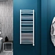 Полотенцесушитель электрический Grota calma 480x1200 N RAL9016 EL Белый - изображение 4