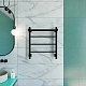 Полотенцесушитель электрический Grota App 530х600 RAL9005 EL Черный - изображение 4