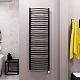 Полотенцесушитель электрический Grota calma 480x1500 N RAL9005 EL Черный - изображение 4