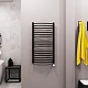 Полотенцесушитель электрический Grota calma 480x900 N RAL9005 EL Черный - изображение 4