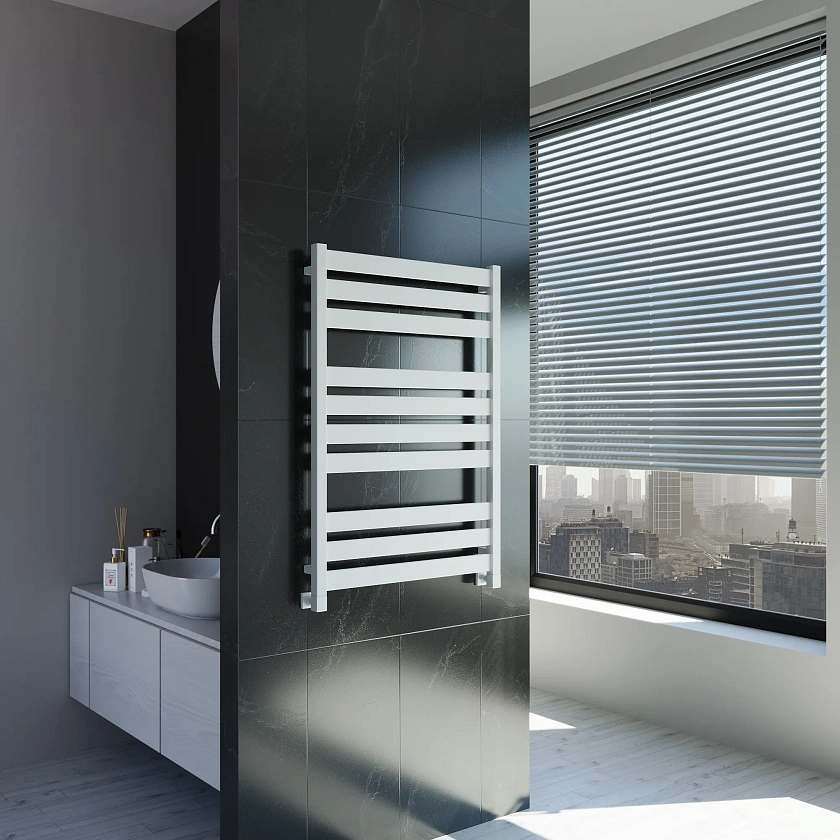 Полотенцесушитель водяной Grota Lux 630x900 N RAL9016 Белый