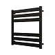 Полотенцесушитель водяной Grota Lux 630x600 N RAL9005 Черный - изображение 2
