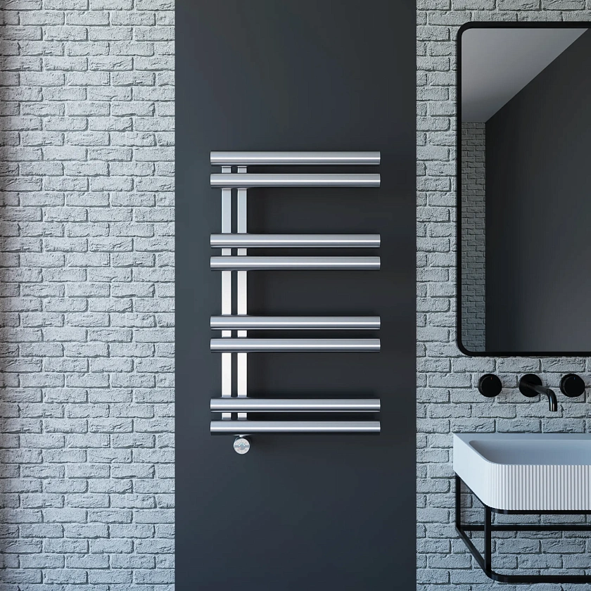 Полотенцесушитель электрический Grota Lato 530x900 NM EL Хром матовый