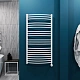 Полотенцесушитель электрический Grota calma 630x1200 N RAL9016 EL Белый - изображение 4