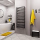 Полотенцесушитель электрический Grota calma 630x1500 N RAL9005 EL Черный - изображение 3