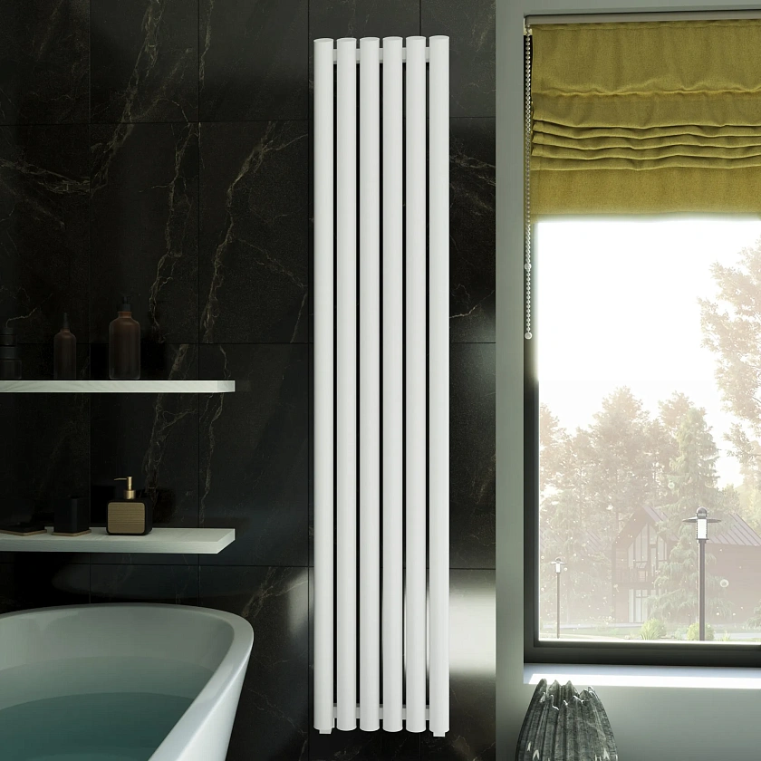 Полотенцесушитель водяной Grota Quill 350x1800 N RAL9016 Белый