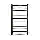 Полотенцесушитель электрический Grota eco calma 480x900 N RAL9005 EL Черный - изображение 1