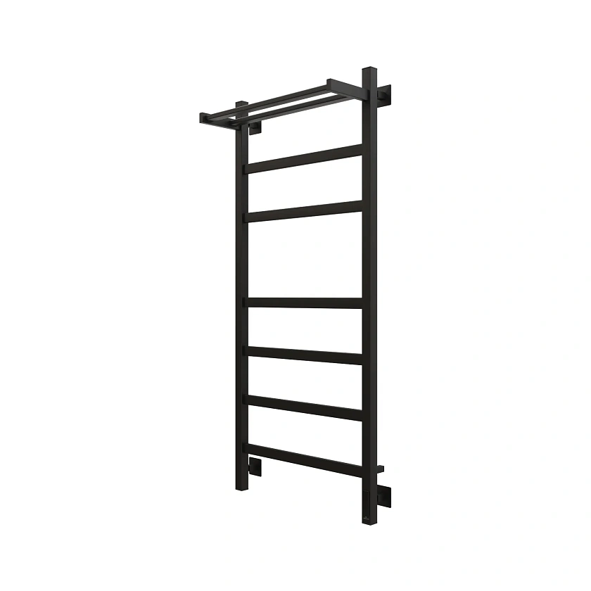Полотенцесушитель электрический Grota Tela 530х1200 RAL9005 EL Черный