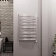Полотенцесушитель электрический Grota calma 630x900 NM EL Хром матовый - изображение 3