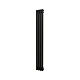 Полотенцесушитель водяной Grota Quill 350x1200 N RAL9005 Черный - изображение 2