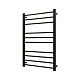 Полотенцесушитель водяной Grota Eco classic 630x900 N RAL9005 Черный - изображение 2