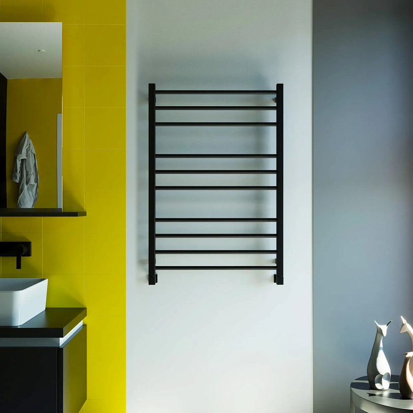Полотенцесушитель водяной Grota Eco classic 630x900 N RAL9005 Черный