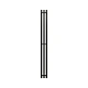 Полотенцесушитель водяной Grota Corsa 180x1800 N RAL9005 Черный - изображение 1