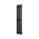 Полотенцесушитель водяной Grota Corsa 230x1200 N RAL9005 Черный - изображение 2