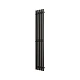 Полотенцесушитель водяной Grota Corsa 230x1500 N RAL9005 Черный - изображение 2