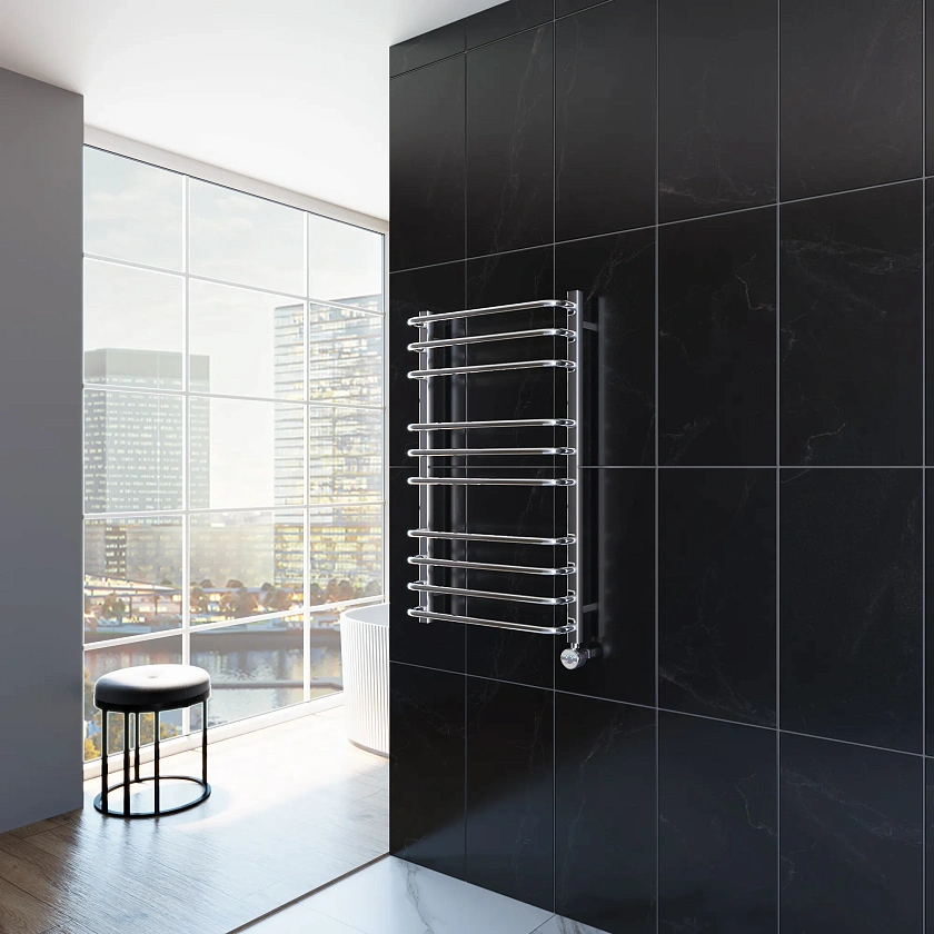 Полотенцесушитель электрический Grota EcoForte 530x900 NP EL Хром глянцевый