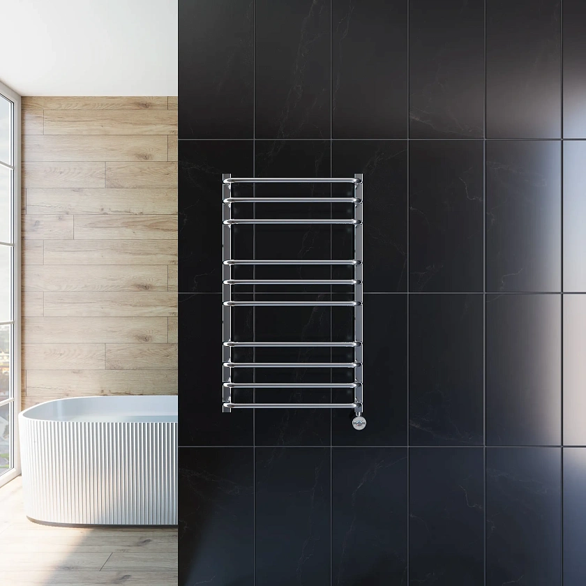 Полотенцесушитель электрический Grota EcoForte 530x900 NP EL Хром глянцевый