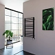 Полотенцесушитель электрический Grota EcoForte 530x900 N RAL9005 EL Черный - изображение 3