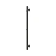 Полотенцесушитель электрический Grota Sian 30x900 N RAL9005 EL Черный - изображение 2
