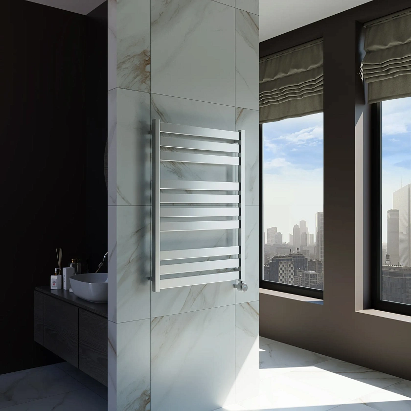 Полотенцесушитель электрический Grota Lux 630x900 NM EL Хром матовый
