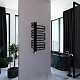 Полотенцесушитель электрический Grota Stelle L 500x900 N RAL9005 EL Черный - изображение 3