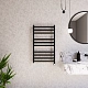 Полотенцесушитель электрический Grota Vento 530x900 N RAL9005 EL Черный - изображение 4