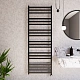 Полотенцесушитель электрический Grota Vento 630x1800 N RAL9005 EL Черный - изображение 4