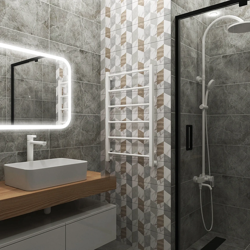 Полотенцесушитель водяной Grota Simple 530x800 N RAL 9016 Белый