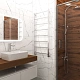 Полотенцесушитель водяной Grota Simple 530x1200 NP Хром глянцевый - изображение 3