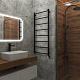 Полотенцесушитель электрический Grota Simple 530x1200 NRAL 9005 EL Черный - изображение 3