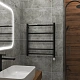 Полотенцесушитель электрический Grota Simple 530x600 N RAL 9005 EL Черный - изображение 4