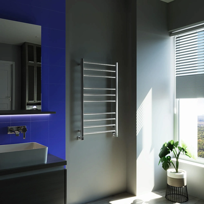 Полотенцесушитель водяной Grota Eco classic 530x900 NP Хром глянцевый