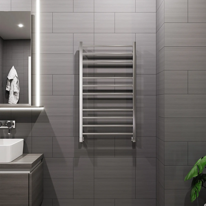Полотенцесушитель водяной Grota Eco classic 530x900 NM Хром матовый