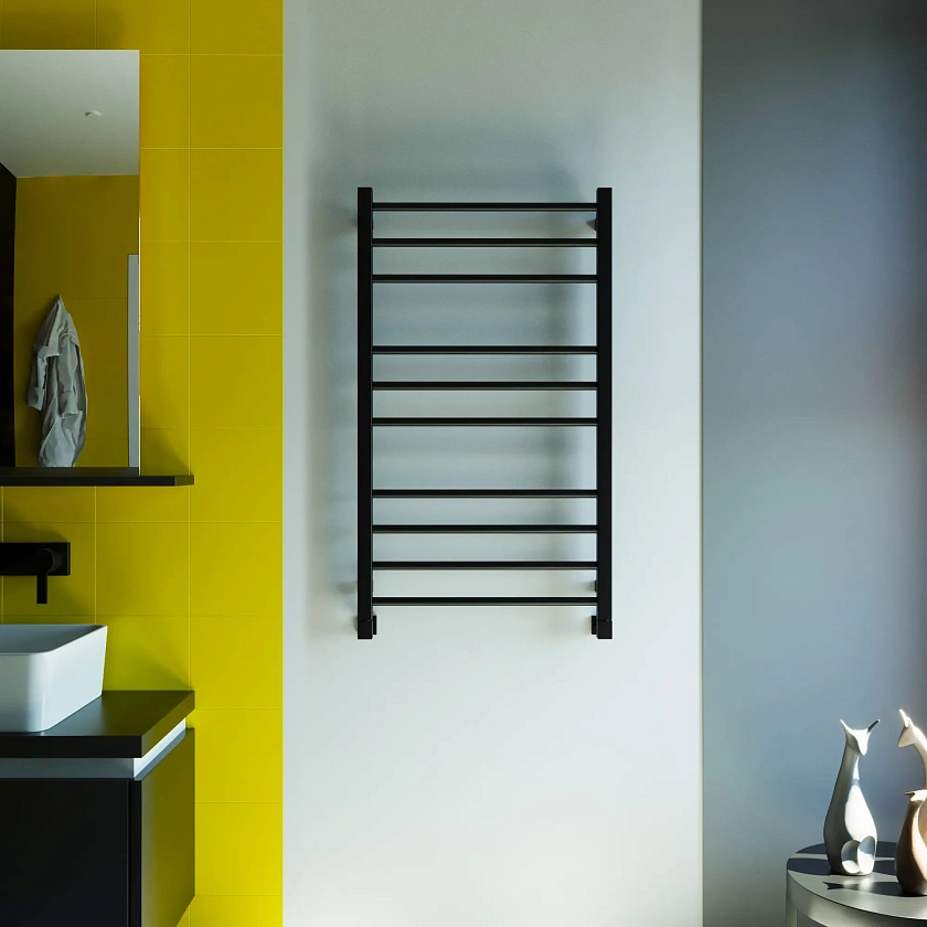 Полотенцесушитель водяной Grota Eco classic 530x900 N RAL9005 Черный