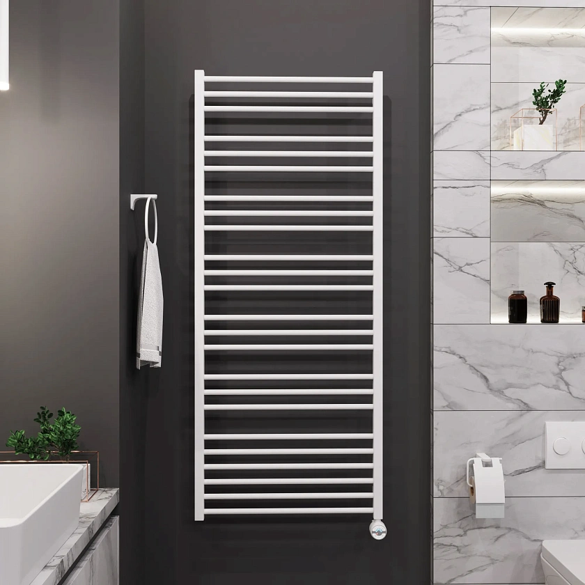 Полотенцесушитель электрический Grota classic 630x1500 N RAL9016 EL Белый
