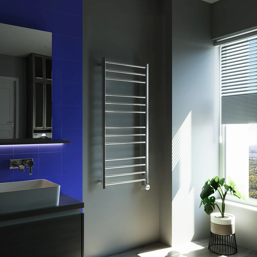 Полотенцесушитель электрический Grota eco classic 530x1200 NP EL Хром глянцевый
