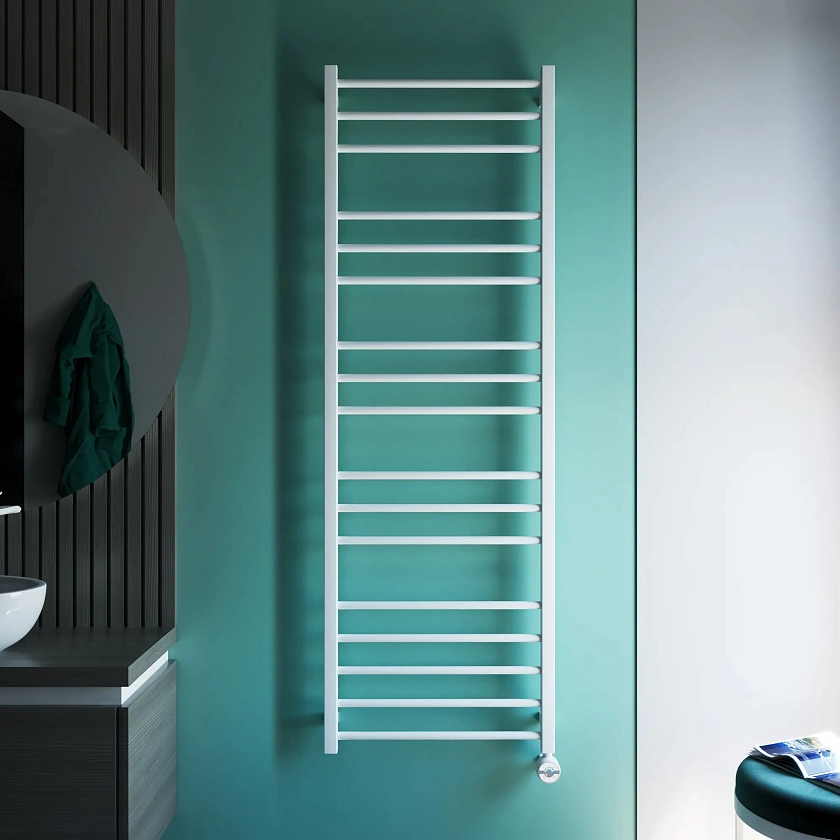 Полотенцесушитель электрический Grota eco classic 530x1575 N RAL9016 EL Белый