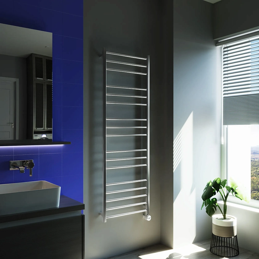 Полотенцесушитель электрический Grota eco classic 530x1575 NP EL Хром глянцевый
