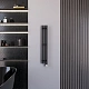 Полотенцесушитель электрический Grota Sian 130x900 N RAL9005 EL Черный - изображение 4