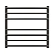 Полотенцесушитель электрический Grota EcoForte 630x600 N RAL9005 EL Черный - изображение 1