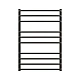 Полотенцесушитель электрический Grota EcoForte 630x900 N RAL9005 EL Черный - изображение 1