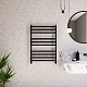 Полотенцесушитель водяной Grota Vento 630x900 N RAL9005 Черный - изображение 4
