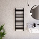 Полотенцесушитель электрический Grota Vento 480x1200 N RAL9005 EL Черный - изображение 4